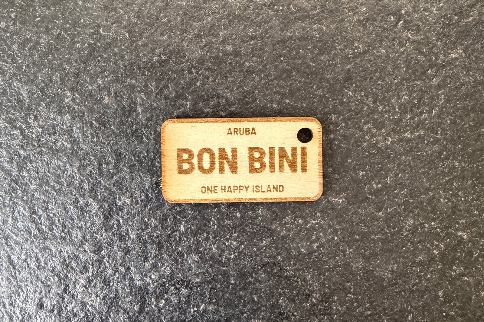 Keychain - Bon Bini - Rectangle - Plain