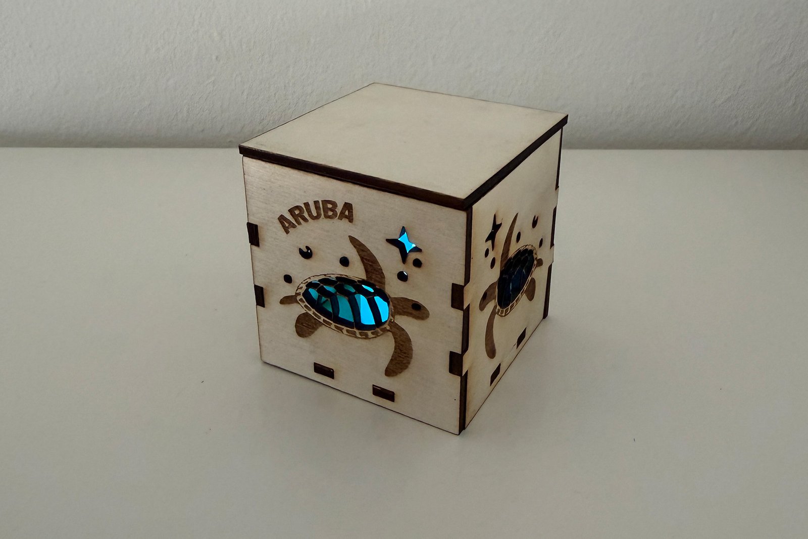 Lantern - Turtle Aruba with lid - Plain